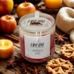 αρωματικό κερί σόγιας με άρωμα Apple Pie