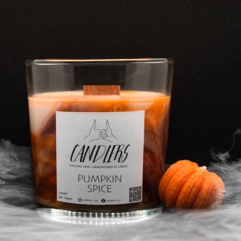 Αρωματικό κερί σόγιας 240γρ με άρωμα Pumpkin Spice