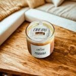 αρωματικό κερί σόγιας 220gr με άρωμα Whiskey Caramel