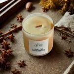 Αρωματικό κερί σόγιας 220γρ με άρωμα Spiced Bourbon