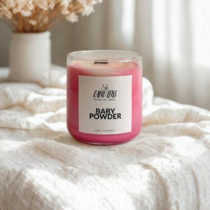 Αρωματικό κερί σόγιας 220γρ με άρωμα Baby Poder
