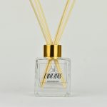 reed diffuser σε μπουκαλάκια των 100ml με χρυσό καπάκι