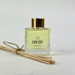 reed diffuser σε μπουκαλάκια των 50ml με χρυσό καπάκι