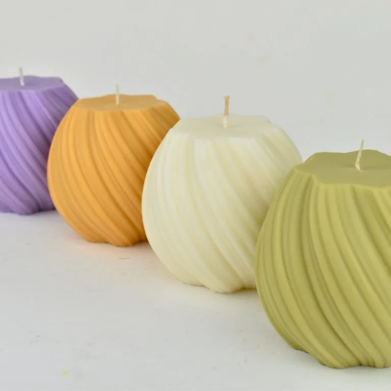 διακοσμητικό κερί σόγιας στριφογυριστό swirl large