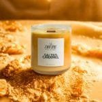 Αρωματικό κερί σόγιας 220γρ με άρωμα Salted Caramel