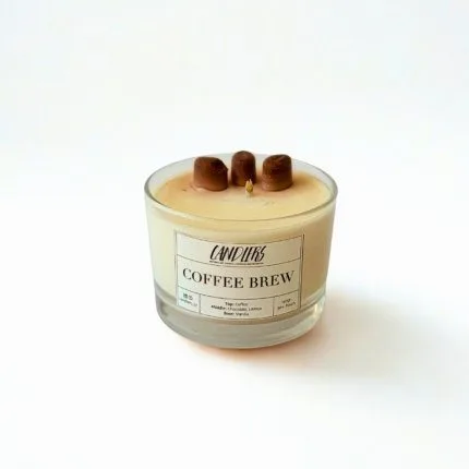 Αρωματικό κερί σόγιας 150γρ με άρωμα coffee brew