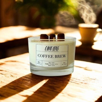 Αρωματικό κερί σόγιας 150γρ με άρωμα coffee brew