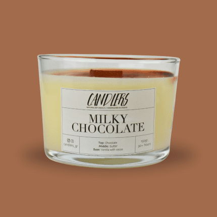 Αρωματικό κερί σόγιας 150γρ με άρωμα Σοκολάτα Γάλακτος