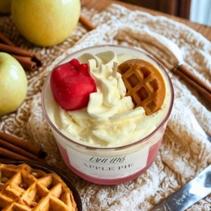 Αρωματικό κερί σόγιας 150γρ με άρωμα Μηλόπιτα