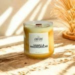 φυτικό κερί σόγιας 220 γραμμαρίων κεριού, με άρωμα βανίλια Μαγαδασκάρης