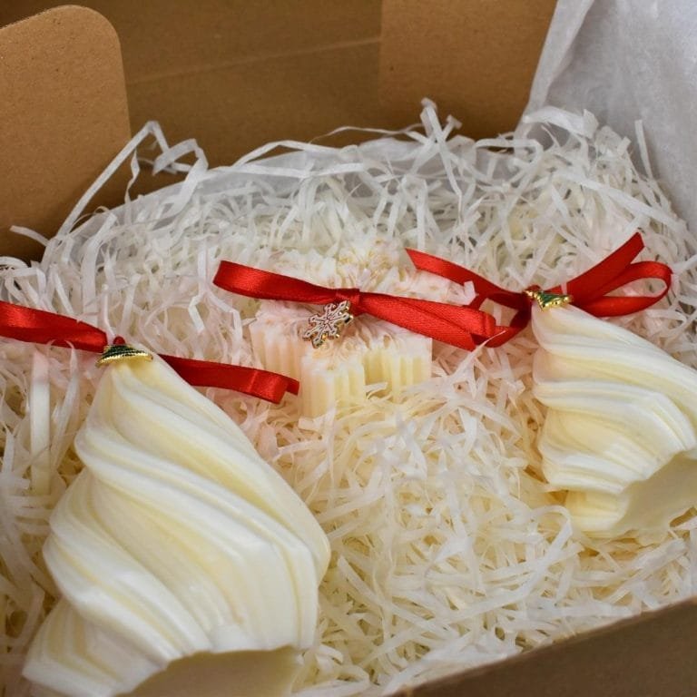 gift box με Χριστουγεννιάτικα Δέντρα