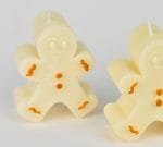 gingerbread man διακοσμητικό κερί σόγιας