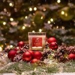 αρωματικό κερί σόγιας με άρωμα μελομακάρονο μεγάλο keri sogias melomakarono