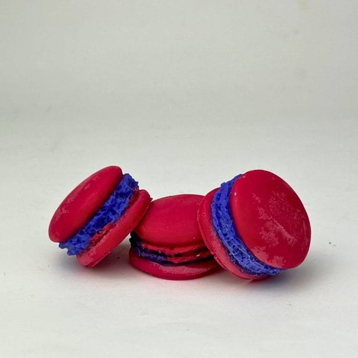 wax melt σε σχήμα macaron με άρωμα forest fruits