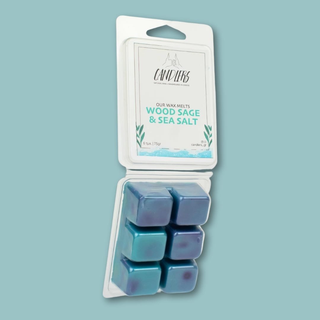 wax melts 75gr με άρωμα wood sage & sea salt