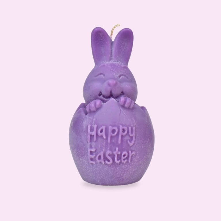 διακοσμητικό κερί σόγιας πασχαλινός λαγός