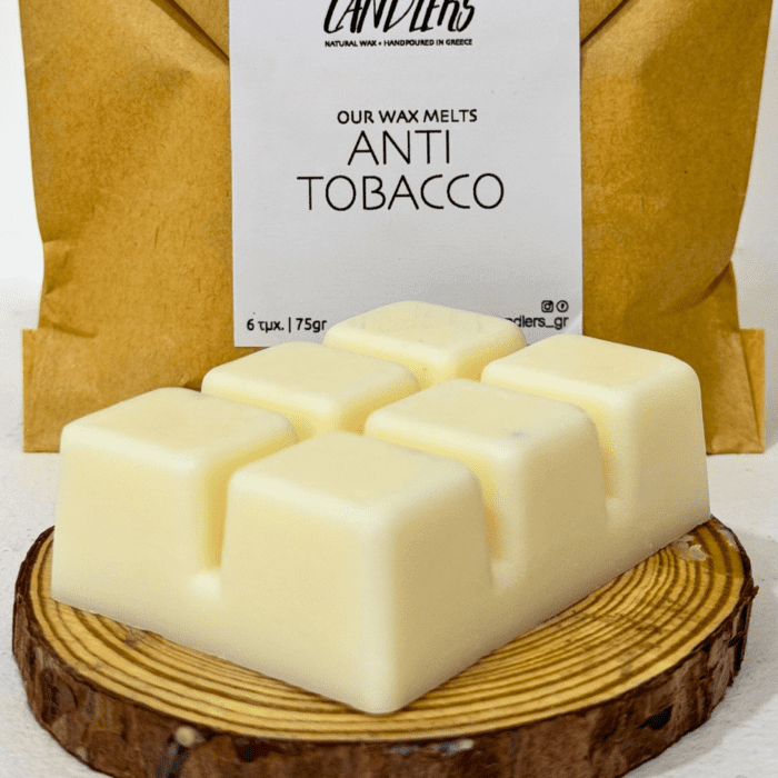 wax melts 75gr με άρωμα anti tobacco για την καταπολέμηση του καπνού