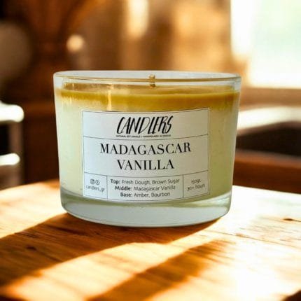 Αρωματικό κερί σόγιας 150γρ με άρωμα Madagascar vanilla