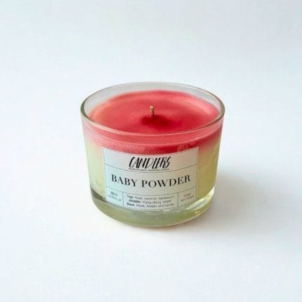 Αρωματικό κερί σόγιας 150γρ με άρωμα baby powder