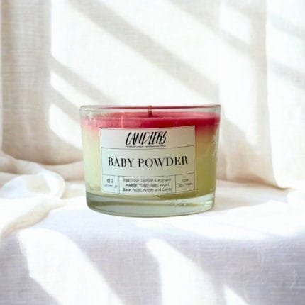 Αρωματικό κερί σόγιας 150γρ με άρωμα baby powder