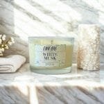 Αρωματικό κερί σόγιας 150γρ με άρωμα White Musk