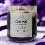 αρωματικό κερί σόγιας με άρωμα Black Orchid 220gr