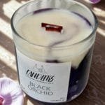 αρωματικό κερί σόγιας με άρωμα Black Orchid 220gr