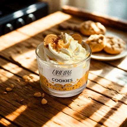 Αρωματικό κερί σόγιας 150γρ με άρωμα Cookies