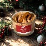 Αρωματικό κερί σόγιας 150γρ με άρωμα Μελομακάρονο