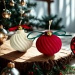 Χριστουγεννιάτικη Μπάλα από φυτικό κερί σόγιας. διακοσμήστε τον χώρο σας με το πιο Χριστουγεννιάτικο σχέδιο