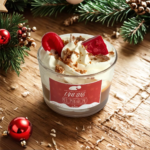 Αρωματικό κερί σόγιας 150γρ με άρωμα Μελομακάρονο