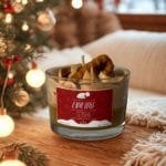 Αρωματικό κερί σόγιας 150γρ με άρωμα Μελομακάρονο