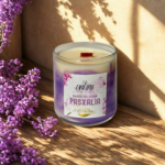 Πασχαλινό κερί σόγιας με άρωμα Πασχαλιά 220gr. Φέρτε την Άνοιξη στον χώρο σας!