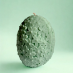 πασχαλινό διακοσμητικό κερί σόγιας αυγό με λουλούδια