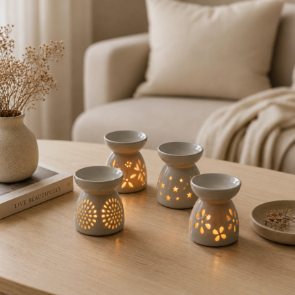 Κεραμικός Αρωματιστής 9x7cm Wax Melt ή αιθέριων ελαίων